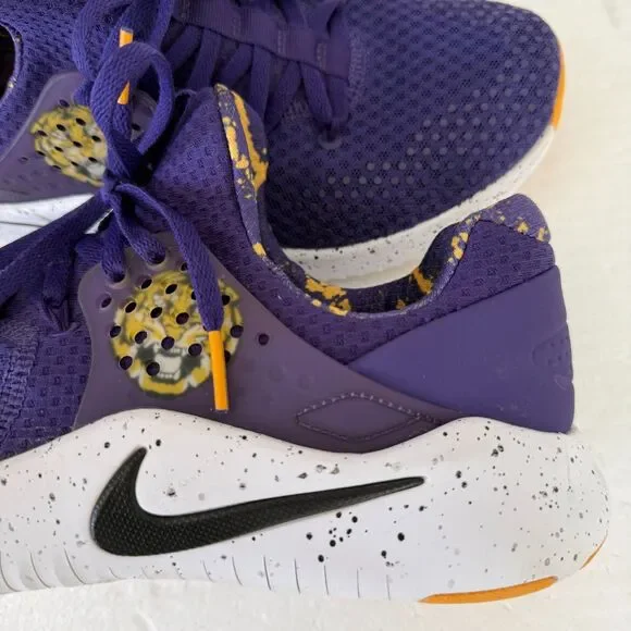 Size 8 - Nike LSU Tigers Free TR8 Cross Trainers Sneakers AR0413-500 Women’s - Picture 7 of 11